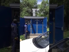 Generatori diesel 231kVA silenziosi e chiusi Installazione e funzionamento in località della Russia