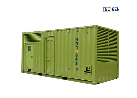 640kW Container silent generator silent Cummins genset for bank emergency power use